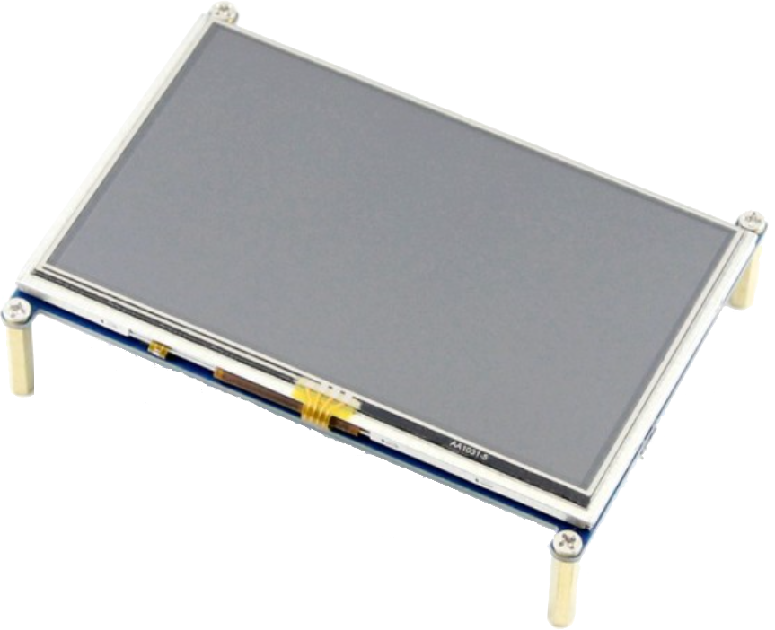 5 Touchscreen Display til Raspberry Pi