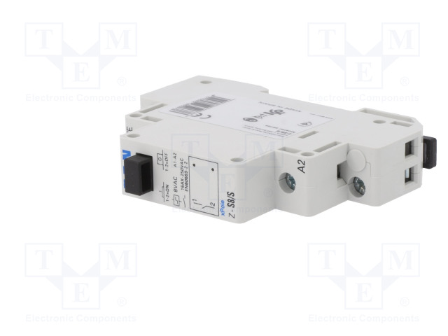 Relay; bistable; NO; Ucoil: 8VAC; 17.5x90x60mm; 16A