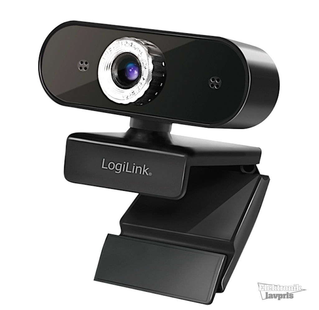 Webcam, USB m/Mikrofon, 1280x720p HD
