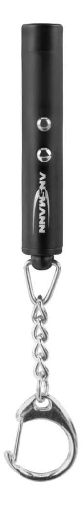 Ansmann Laser Pointer 2i1 i nøglering - Hvid og Rødt LED lys