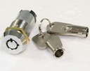 Key Switch 250V/0,5A - 1 x ON/ON. Nøgle ud i 2 positioner