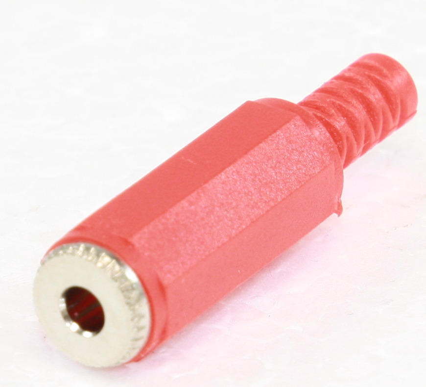 Jack Hun 3.5 stereo Plastic RD