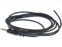 Jack plug with cable Black 4P