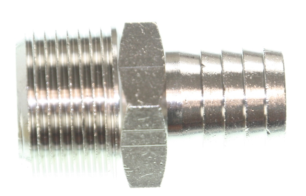 Slangestuds til 18mm slange med G3/4" gevind