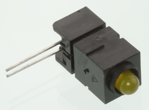 [138407] MENTOR PCB LED-fatning, 5mm GUL, A7