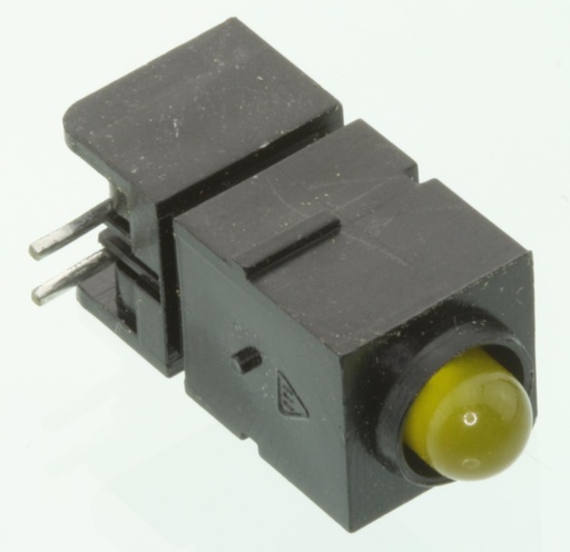 [138408] MENTOR PCB LED-fatning, 5mm GUL, A7