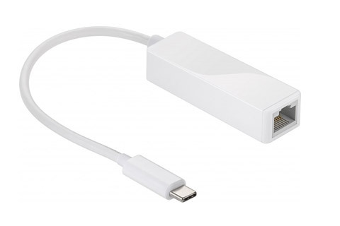 [138640] USB-C til RJ45 adaptor fast connection from a computer to a cabled network