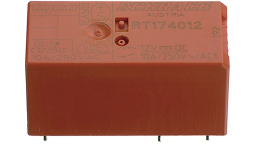 [138711] PrintRelæ 12VDC/250mW/576R/1xSKIFTE