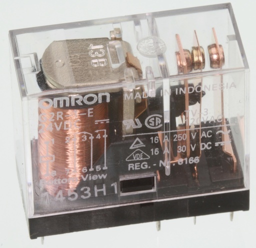 [138714] PrintRelæ 24VDC/530mW/1100R 1xskifte