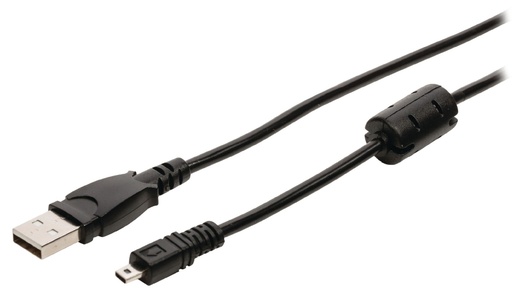 [138780] Kamera Data Kabel Usb 2.0-Kabel A Han - 8-Pin Han 2.00 m Sort
