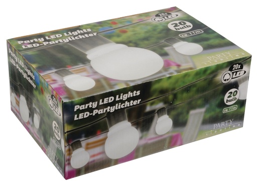 [138798] LED Party Lamper, 20 pærer