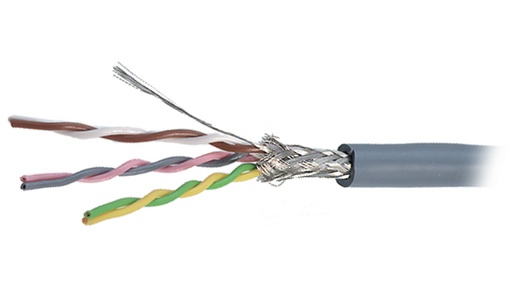 [138835] Multiparkabel PVC, skærm, 2 x 2 x 0.75 mm²