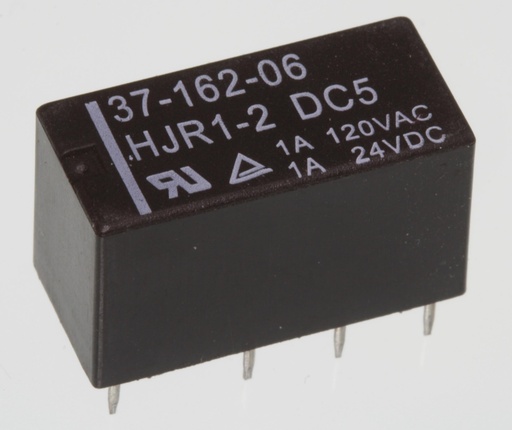 [139031] PrintRelæ 5VDC/200mW/125R/2xSkifte