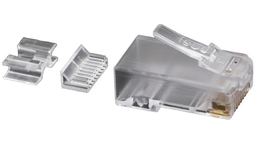 [139062] Cat.6a/flex & Solid/Utp RJ45 Modular Plug for RUND kabel