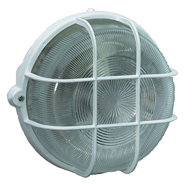 [139296] Farvet Rund Lampe IP44 100W Hvid