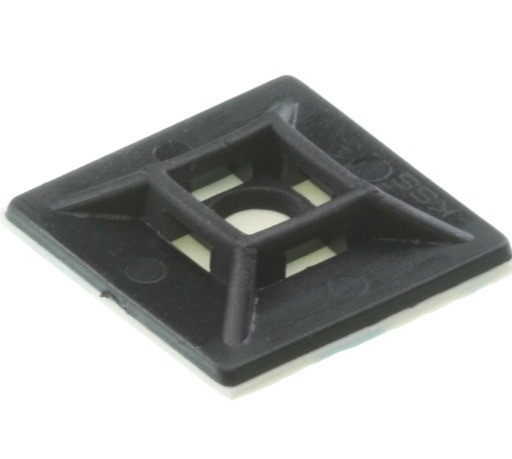 [139315] Mounting Plate 28x28mm, SORT