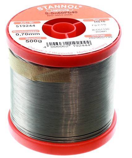 [139625] Loddetin Sn60/Pb40 500 g 0,7mm