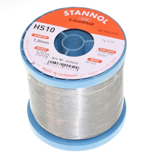 [139632] Loddetin Sn60/Pb40 1,0mm 500 g