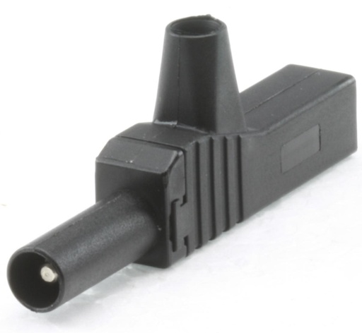 [139925] Sikkerhedsbanan stik 4mm stabelbar SORT