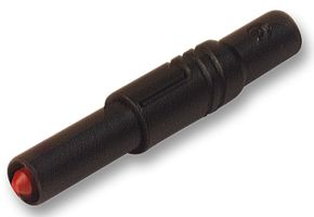 [139927] Sikkerhedsbanan stik 4mm CAT-III SORT