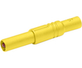 [139930] Sikkerhedsbanan stik 4mm CAT-III GUL