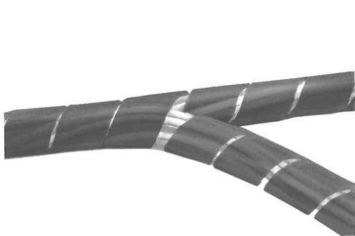 [139955] Spiralflex, sort, Ø 1,6-8mm, Kasse m/30 meter