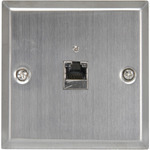 [140568] Network RJ45 Wallplate steel