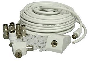 [140590] 5,00mm Antennekabel 15m. SPLITTER KIT
