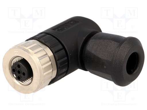 [140779] Female Cable Con. 4-Pole Screw Term 90° 43-00096