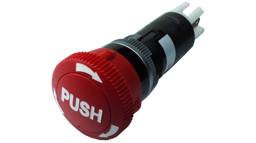 [140841] Nødstop push-button rød