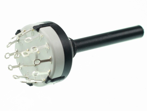 [140868] Drejeomskifter, 3x4 Solder Lug CK-1041 Kortsluttende