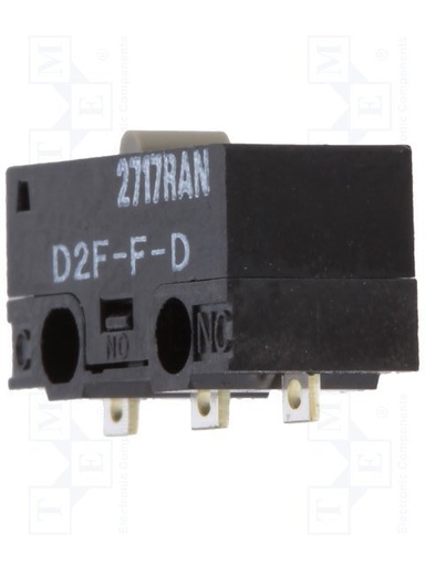 [140874] Micro switch 1A Plunger 1 change-over