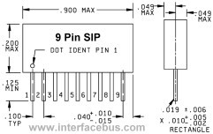 [140950] 8 x DIODE NETWORK Common Anode