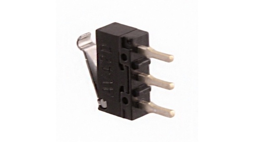 [141753] Mikroswitch, Arm med Simuleret rullehåndtag aktuator, 0.5 A @ 30 V dc