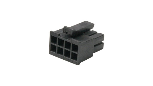 [141892] Fatningshus dobbeltrækket 2x4P, Micro-Fit