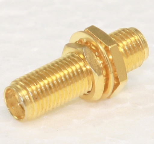 [142260] SMA Female to SMA Female Bulkhead Adapter
