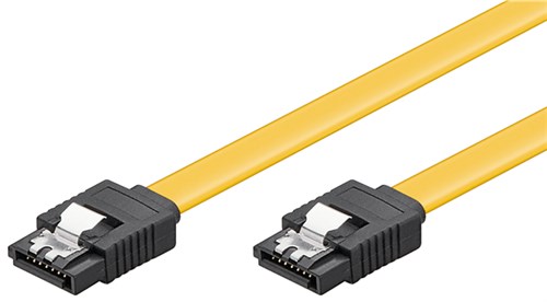 [142263] HDD S-ATA cable 6 Gbits Clip SATA L-Type male  > SATA L-Type male