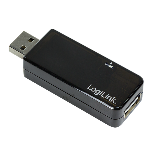 [142275] LogiLink® Digital 1-Port USB power meter with four decimal places
