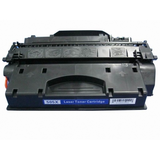 [142370] HP 05XX Lasertoner sort, kompatibel (12000 print)