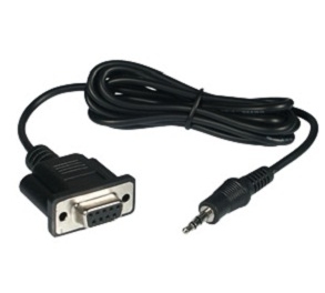 [142865] RS232 DSUB9 HUN - minijack kabel, 2,5m