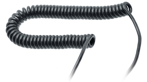 [142991] Spiralkabel 5x0,14,Shielded,Black,