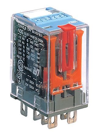 [143025] Relæ 2 x skifte 24VDC 10A 594R
