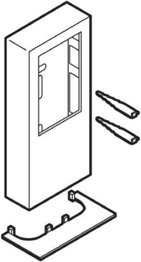 [143029] FUGA PANELUNDERLAG 1,5 MODUL HVID