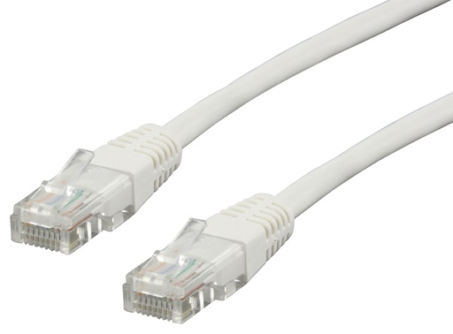 [143182] Cat5E Utp 2 x RJ45 (8P8C) Han 10.0 m Hvid