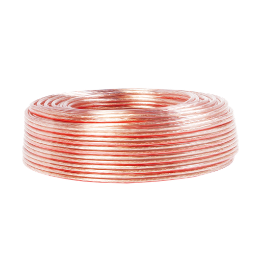 [143199] Højttalerkabel, 2x0.75 mm², Transparent, 25m