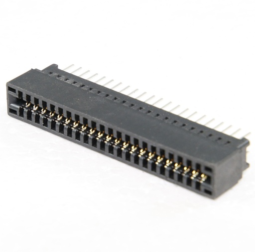 [143370] Kantconnector 2x22-pol RM2,54 PCB