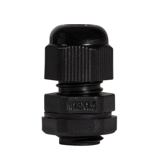 [143709] LogiLink Kabelforskruning M12, 3-6,5 mm, 10 stk., Sort