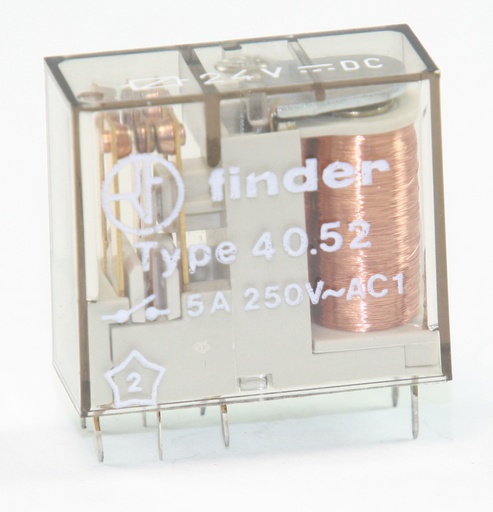 [143963] Relay DPDT 5A 24V 845R