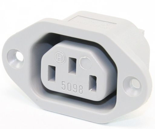 [144073] IEC C13 apparatfatning HUN for lodning