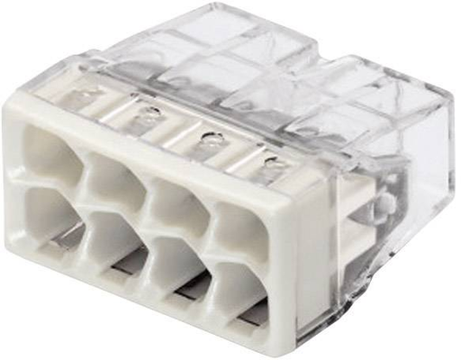 [144077] Wago Samlemuffe 8P 0.5...2.5 mm² 450VAC-24A Grå